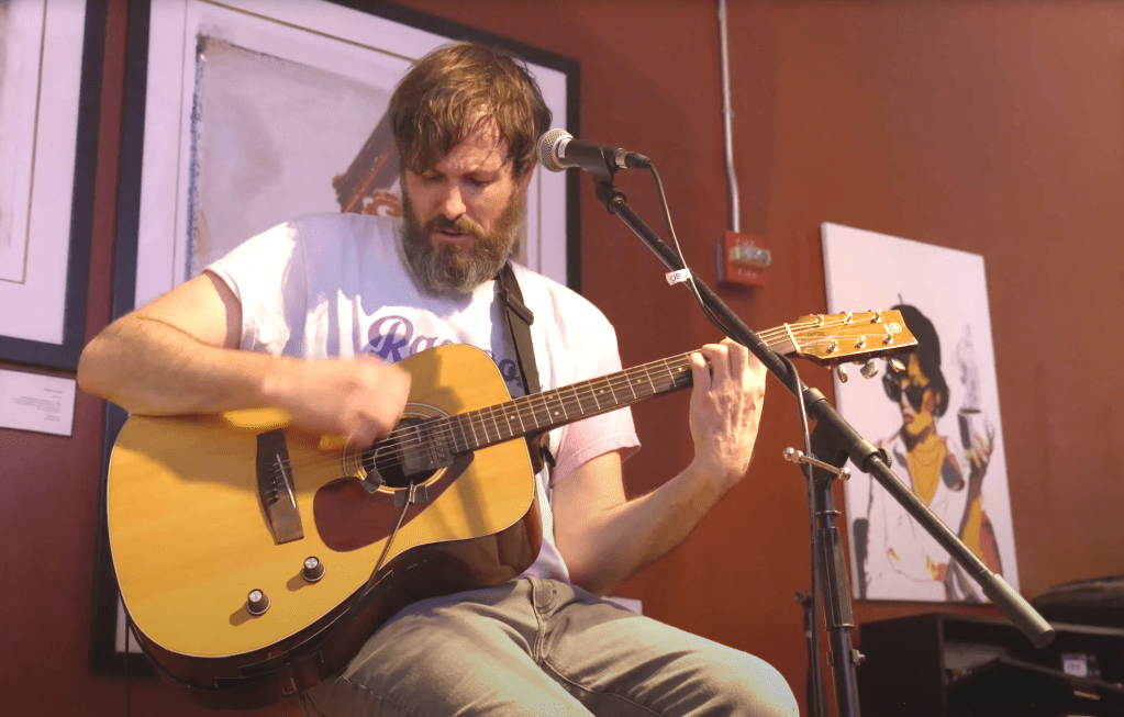 Chris Otepka playing live at Opening Bell Coffee
